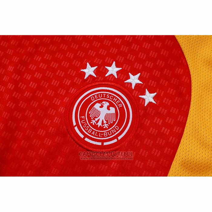 Fato de Treino Alemanha Manga Curta 2025-2026 Vermelho - Calcas Curta